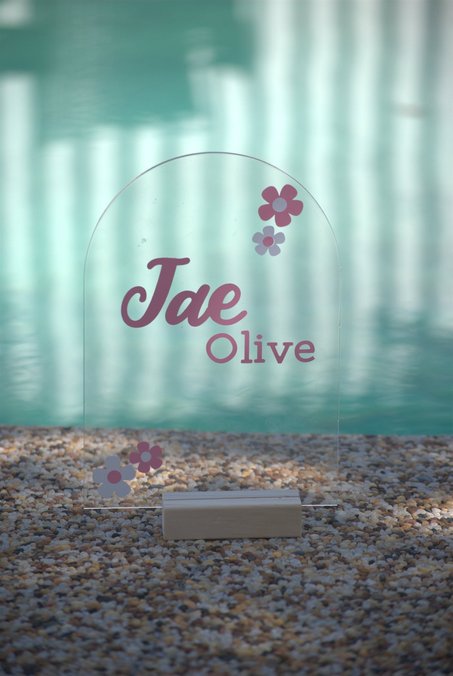 Acrylic Name Sign
