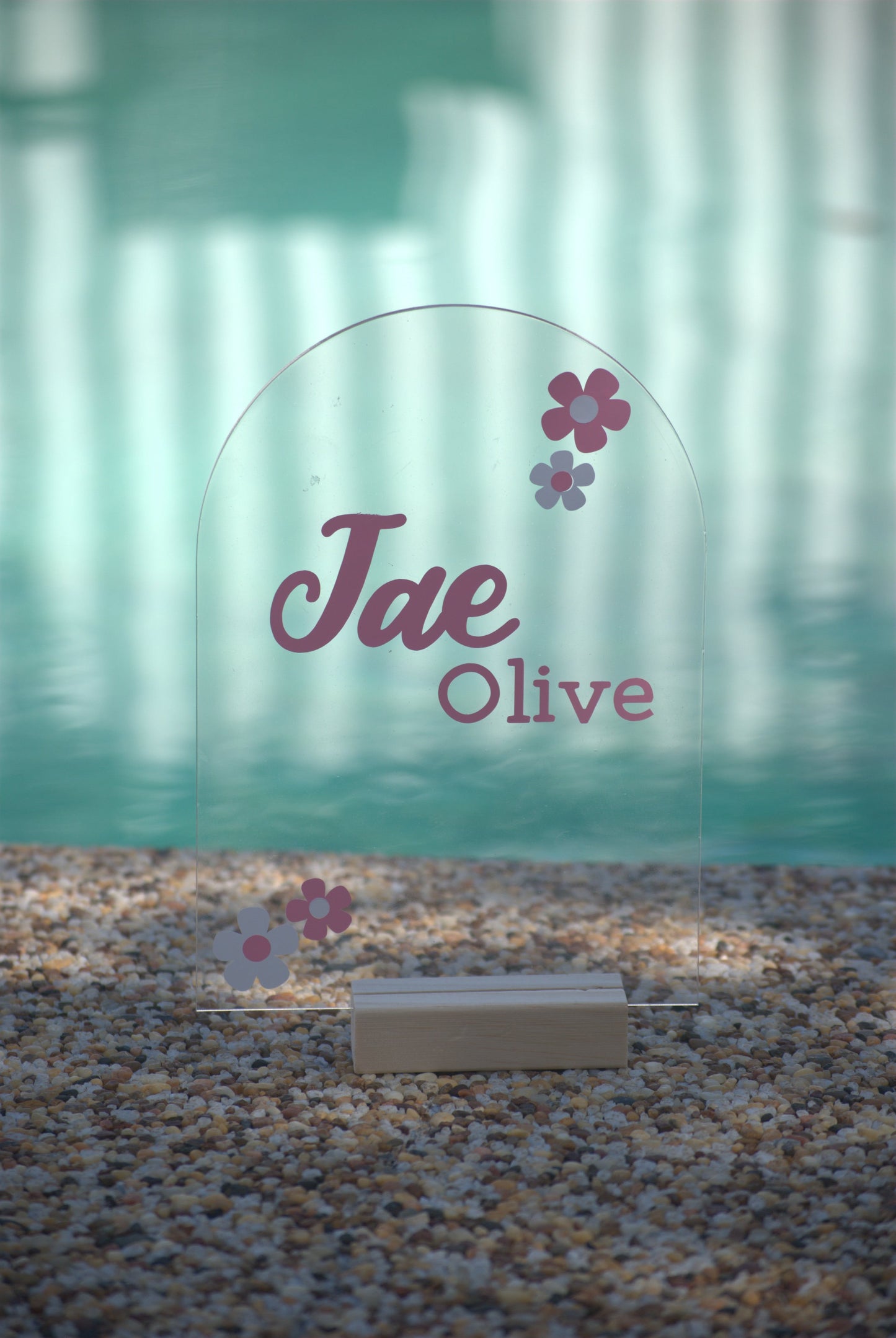 Acrylic Name Sign