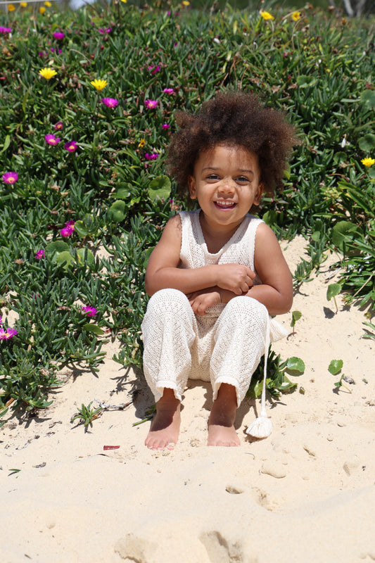 Knitted girls set