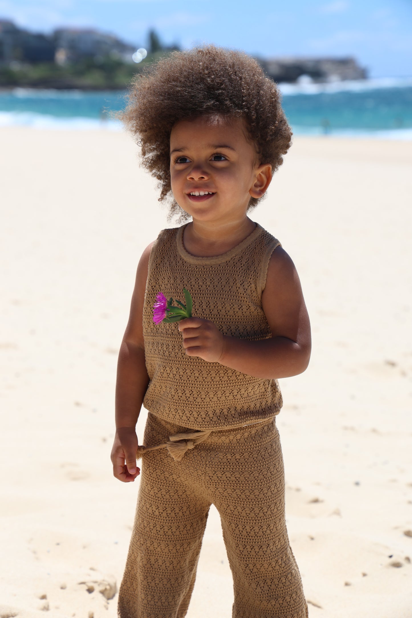 Knitted girls set