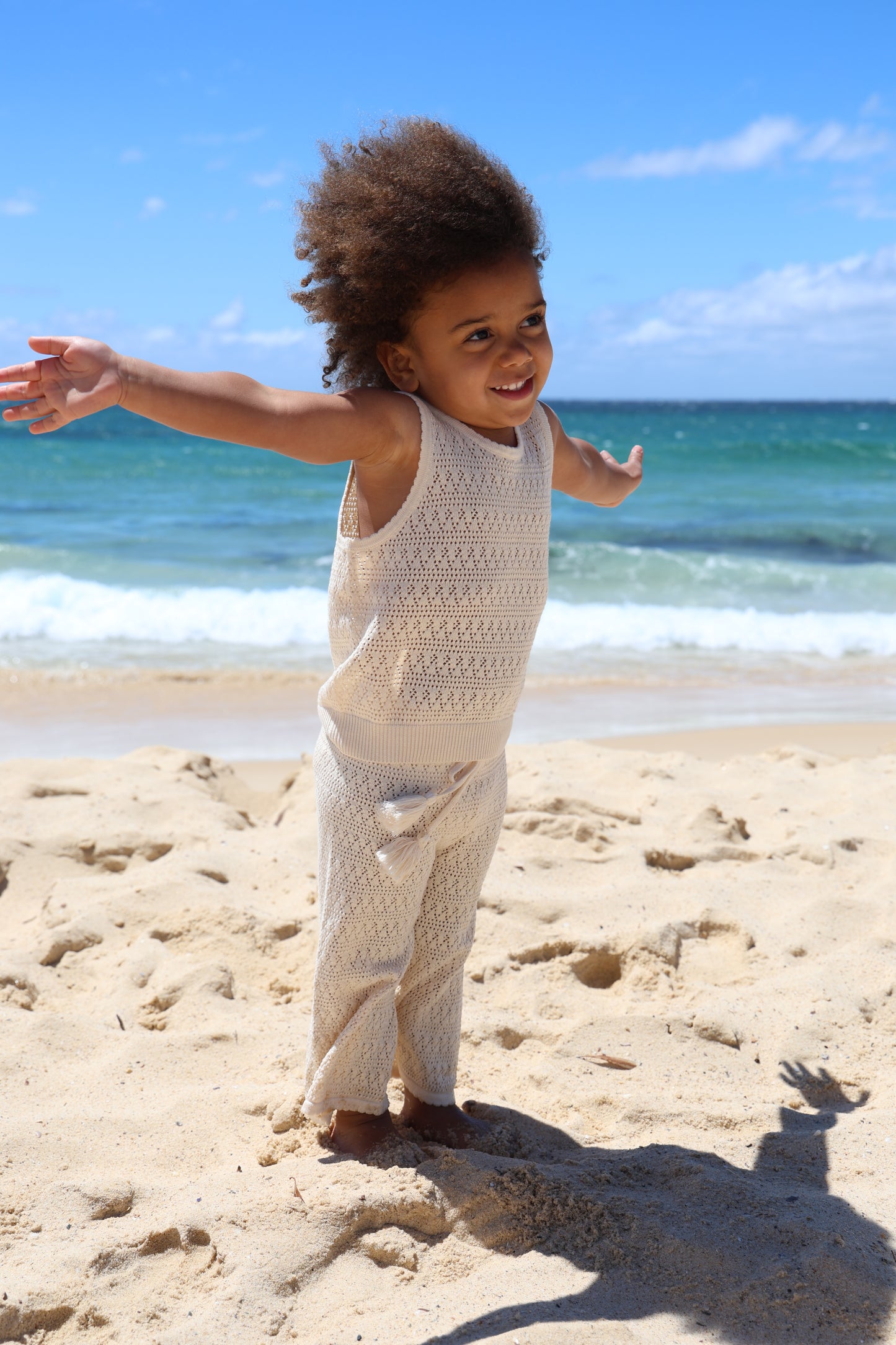 Knitted girls set