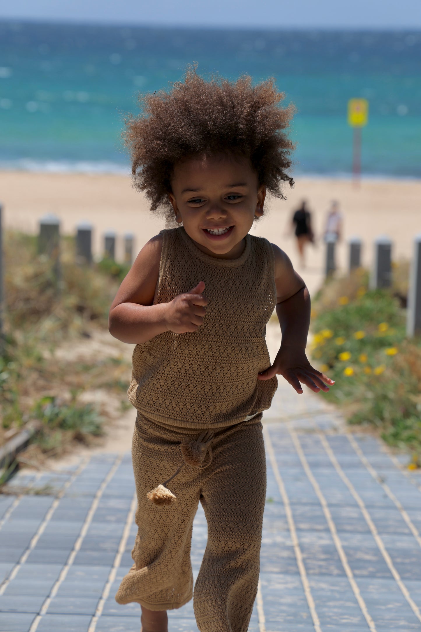 Knitted girls set