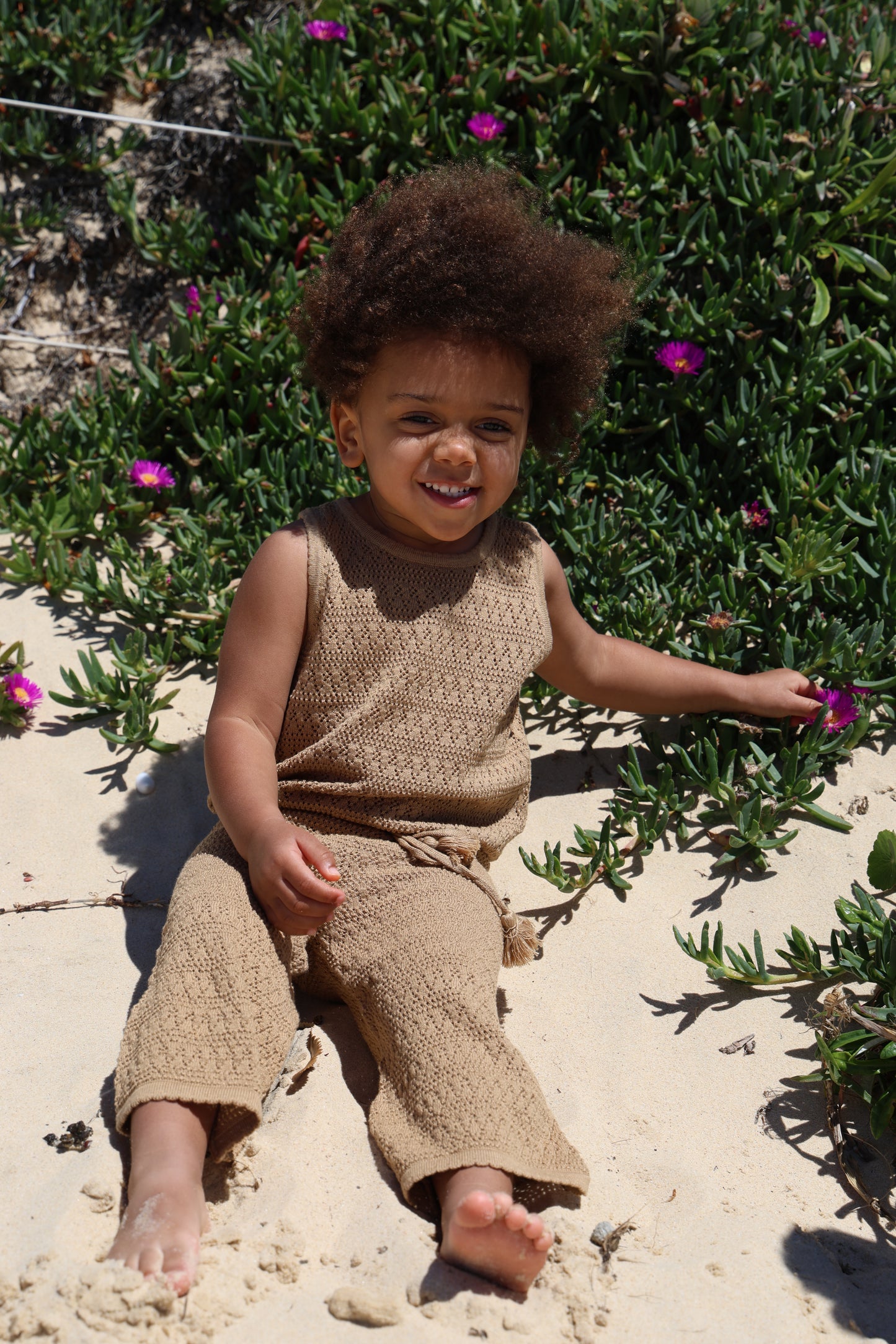 Knitted girls set