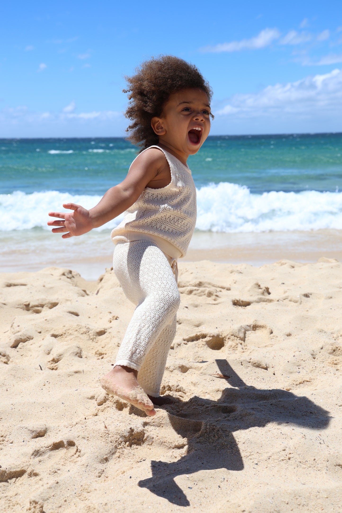 Knitted girls set