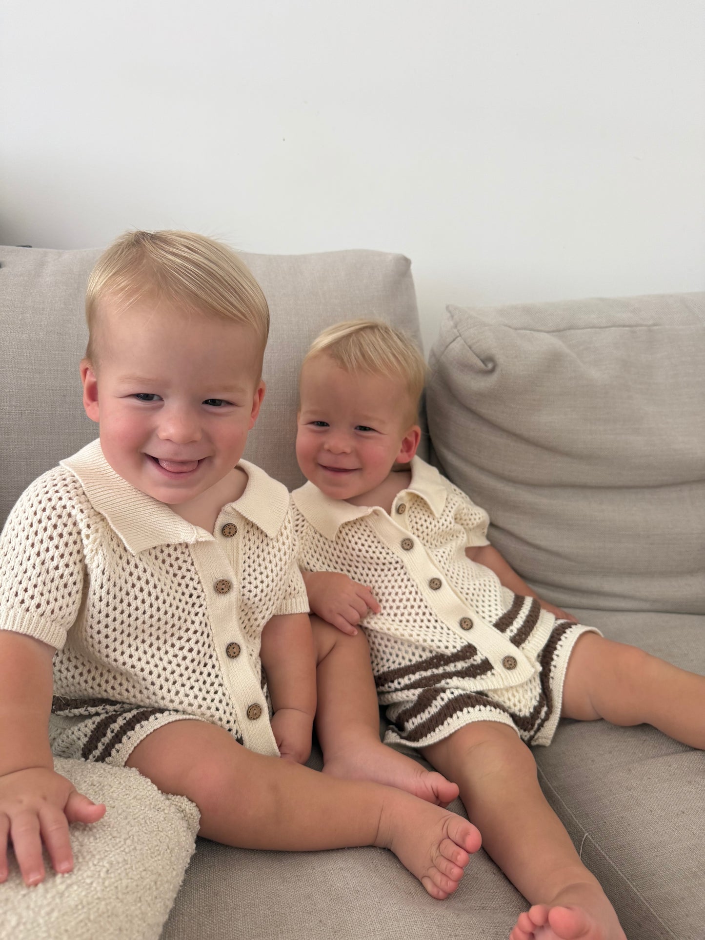 Knitted boys sets