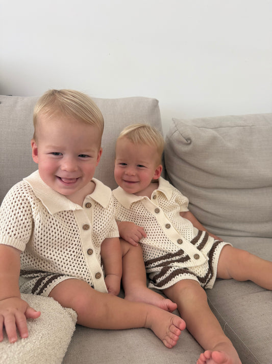 Knitted boys sets