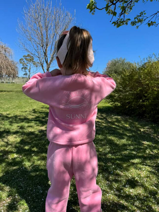 Pink tracksuit